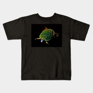 Glowing Turtle Kids T-Shirt